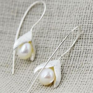 Tibetan Pearl Earrings